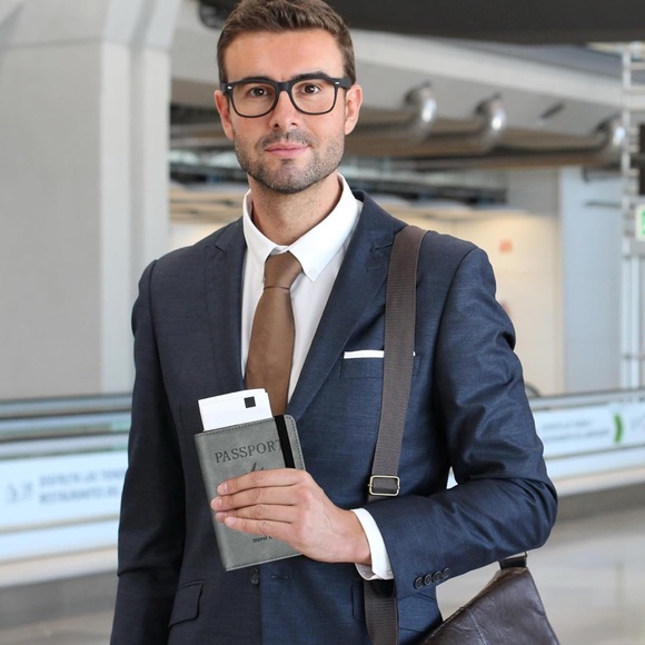 Gray Travel Wallet - Picture 2 of 7